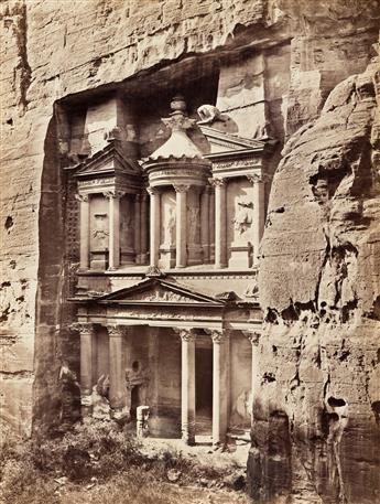 FRANCIS FRITH (1822-1898) Three volumes entitled Sinai & Arabia Petra, Jerusalem & Palestine, and Egypt & Athens, with approximately 14